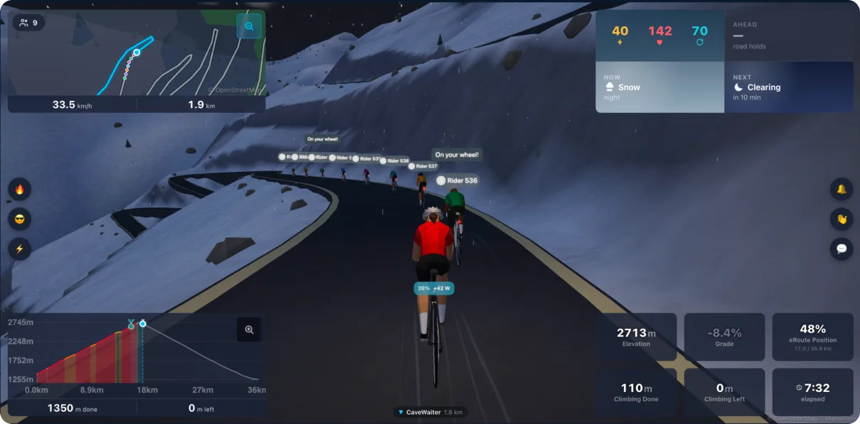 Infinite World in Ride Cave, a sunny coastal desert road